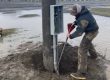 Army Corp of Engineers Pole Replacement, high voltage, LaPush WA