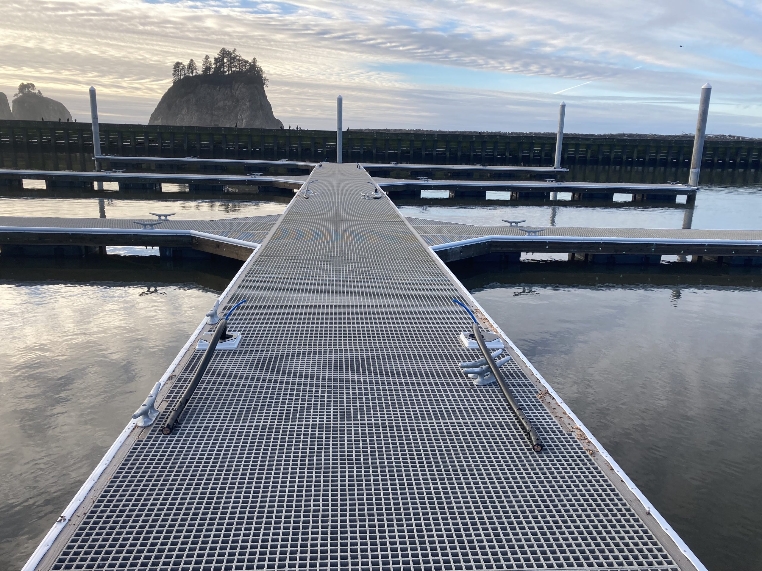 Electrical Upgrades for Quileute Marina in La Push WA by Olympic Electric, an electrical contractor in Port Angeles WA