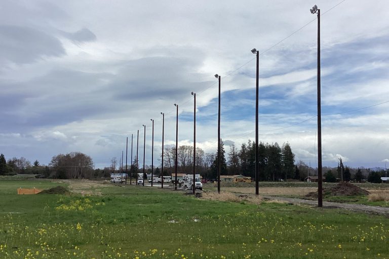 Cedars at Dungeness - 7 CEDARS DRIVING RANGE POLE SET, CONDUIT, LIGHTS AND NETTING. HYDROVAC WORK